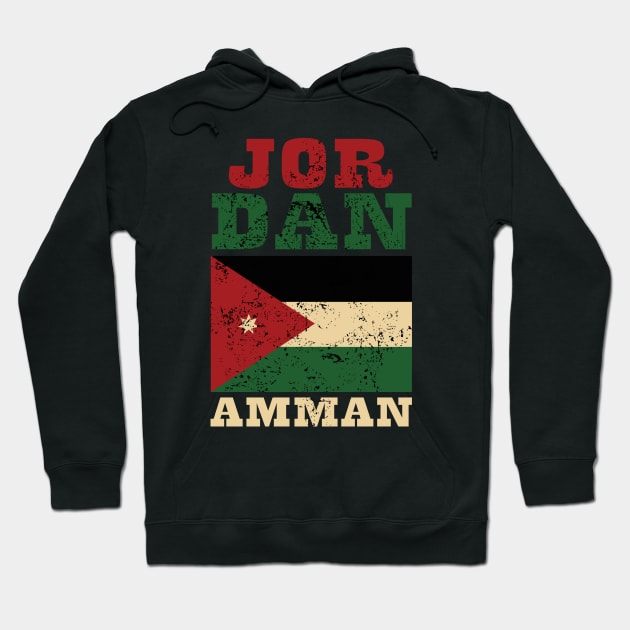 Flag of Jordan Hoodie by KewaleeTee